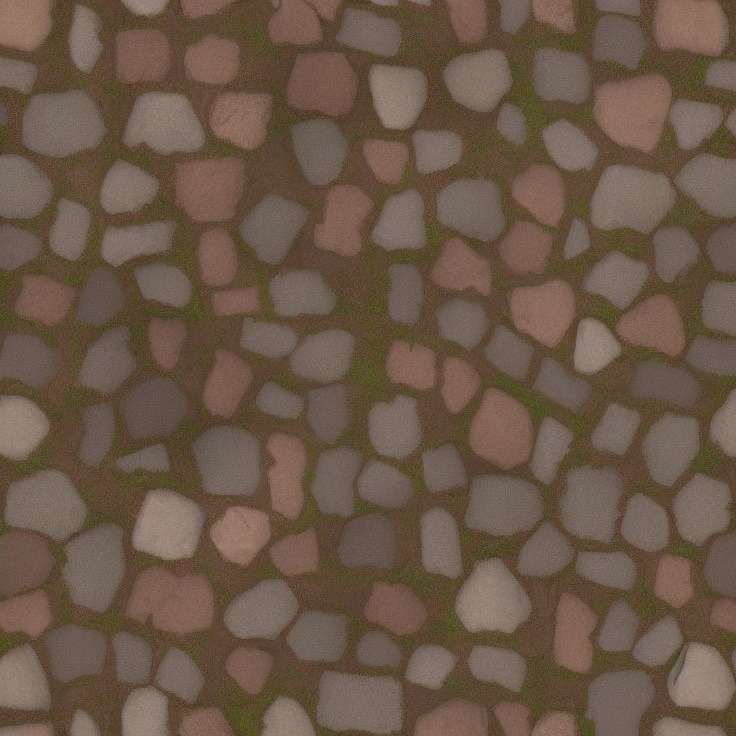 pbr cobblestone path on Tensor.Art