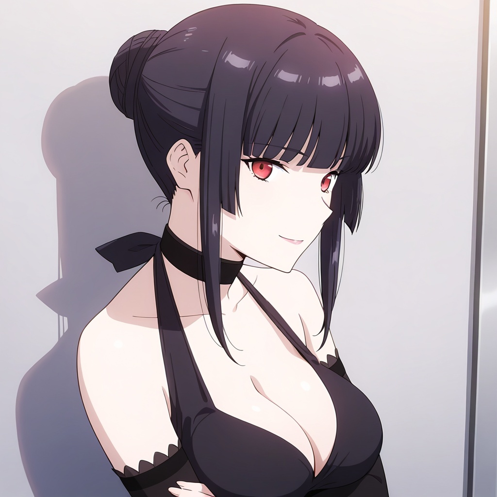 Miya,  solo,  blunt bangs on Tensor.Art