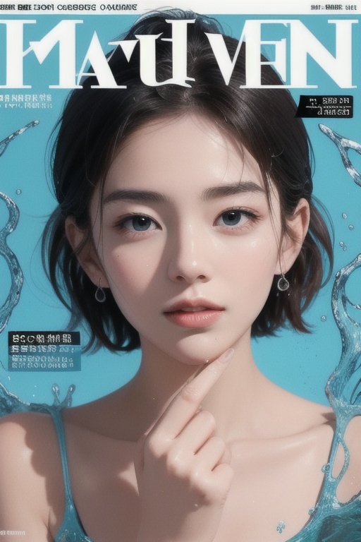 Insane Details,  High-quality e-commerce poster promoting water-locking moisturizing products,  featuring a refreshing wat...