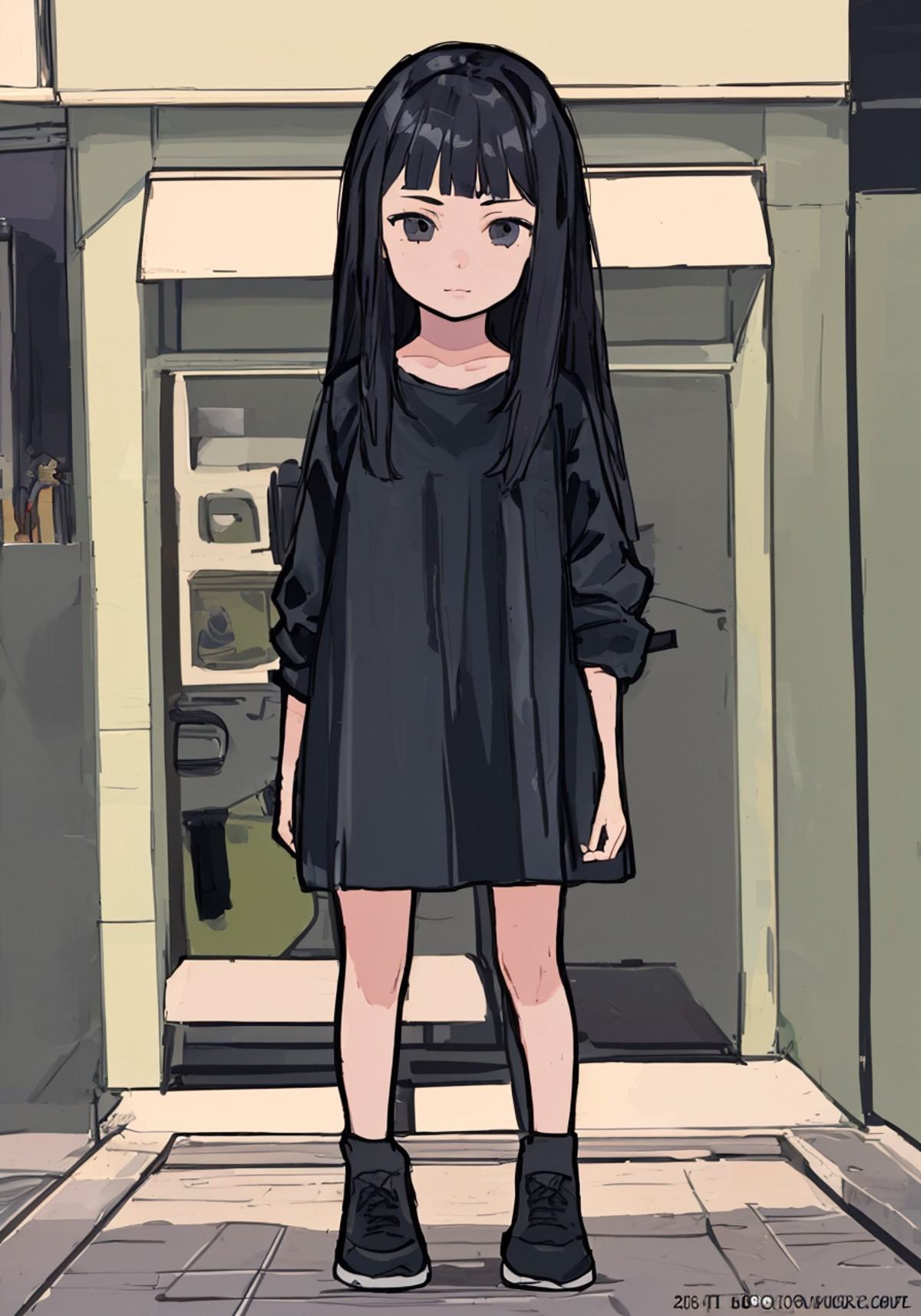 1girl,  standing on Tensor.Art