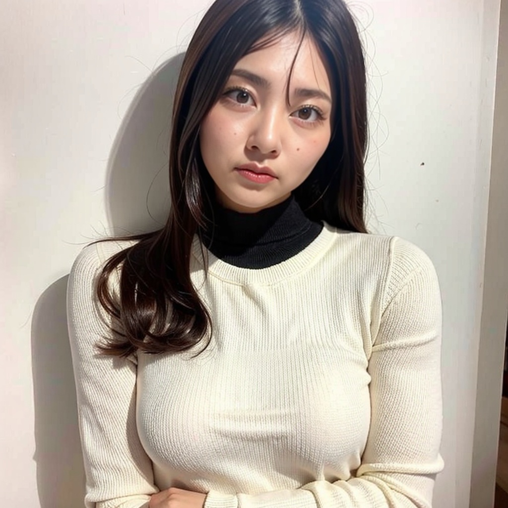 ((masterpiece)),(((best quality))),1girl,turtleneck_sweater,