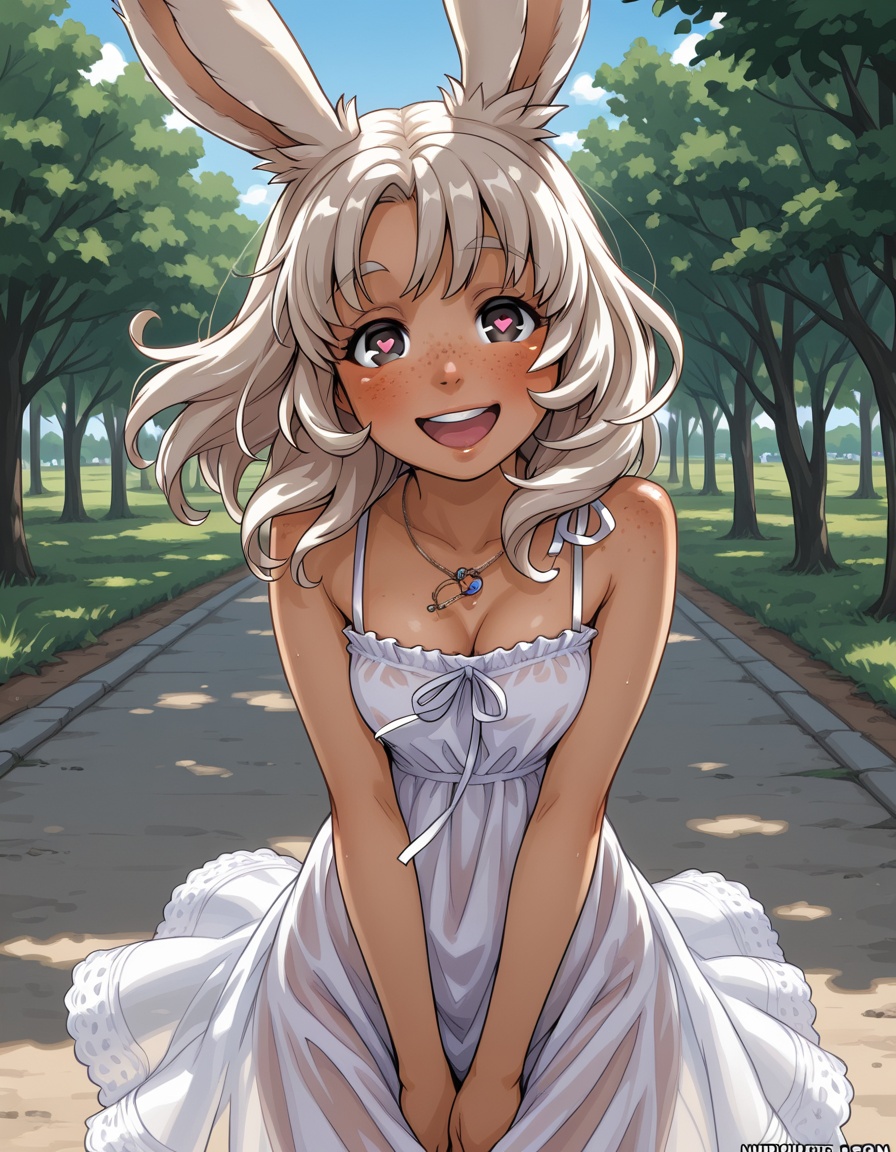 nhstylecute viera,  summer dress,  see-through on Tensor.Art