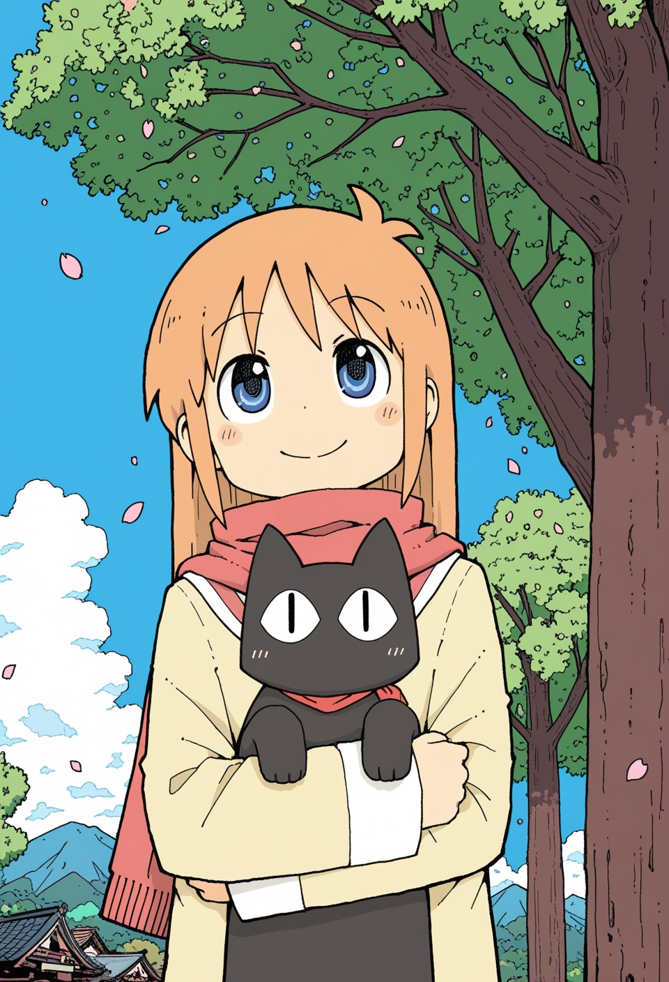(professor shinonome \(nichijou\),  sakamoto \(black cat\)), on Tensor.Art