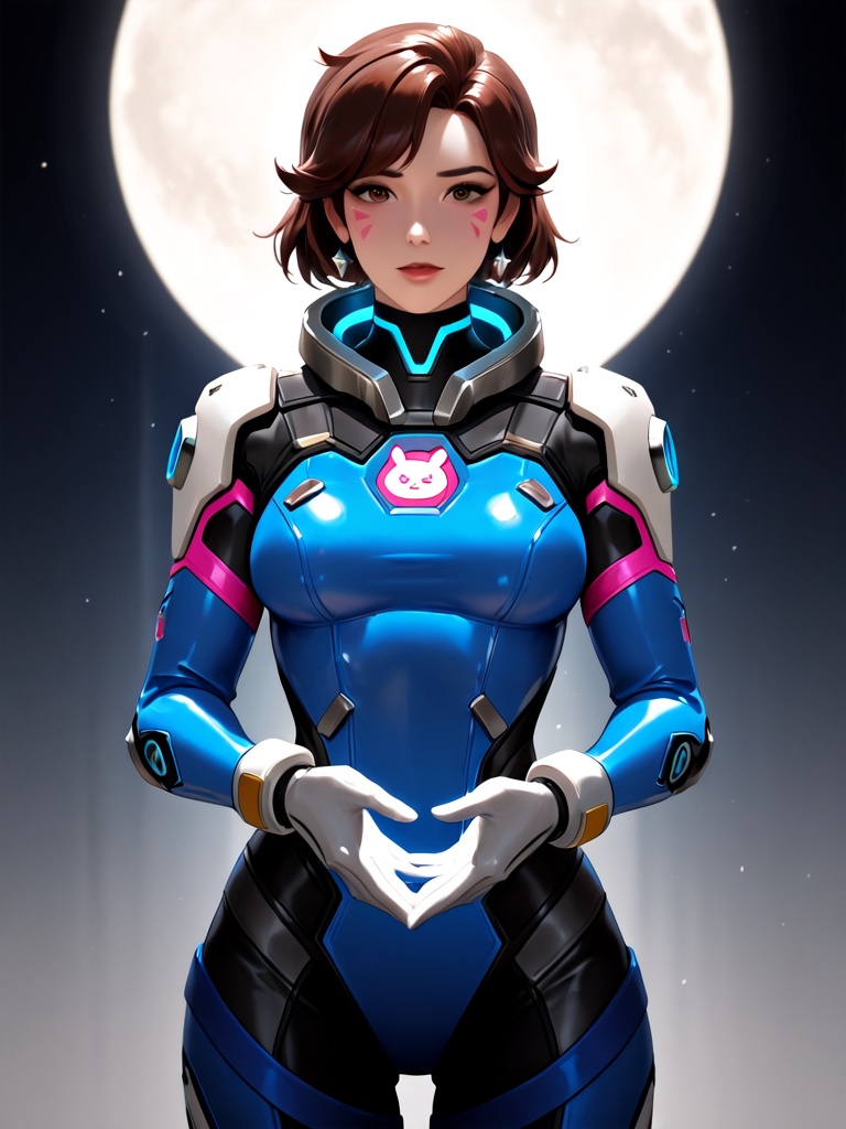 1girl,  juno (overwatch),  general on Tensor.Art