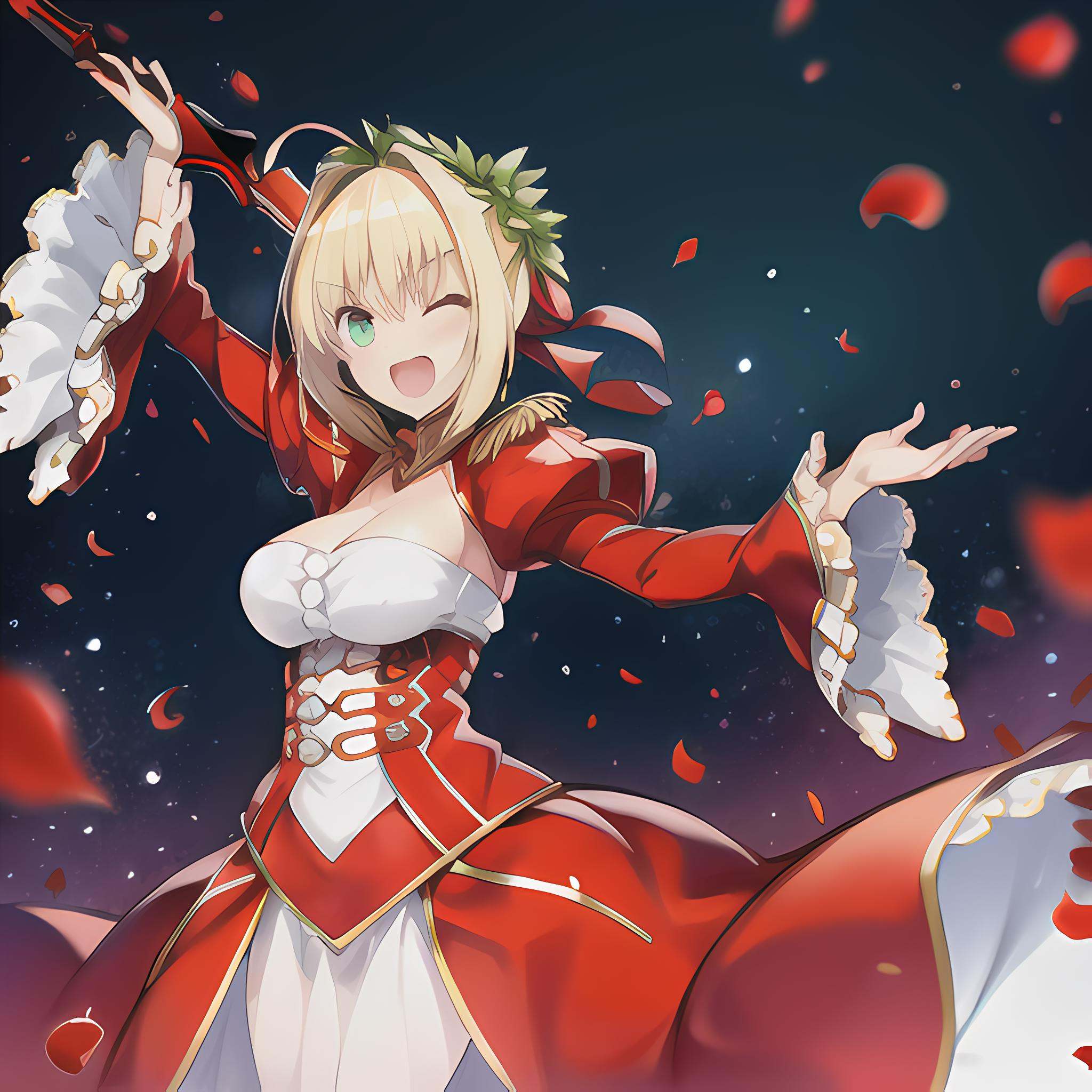 Nero Claudius,  1girl,  solo on Tensor.Art