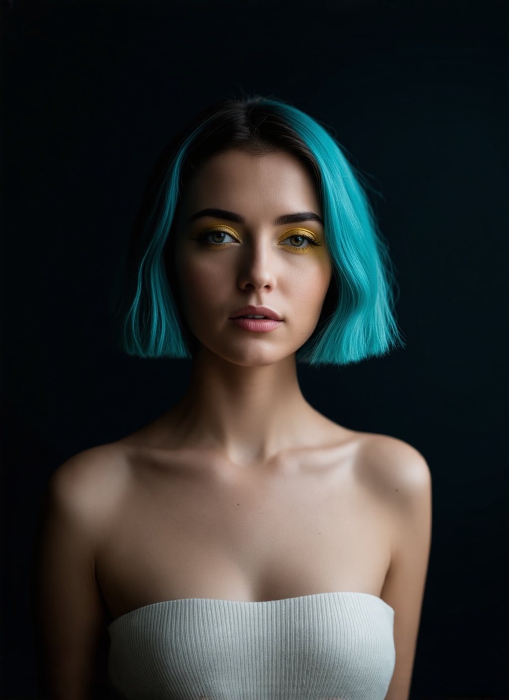 photorealistic cinematic still Medium low-angle portrait photography,  ,  Rule of thirds composition on Tensor.Art