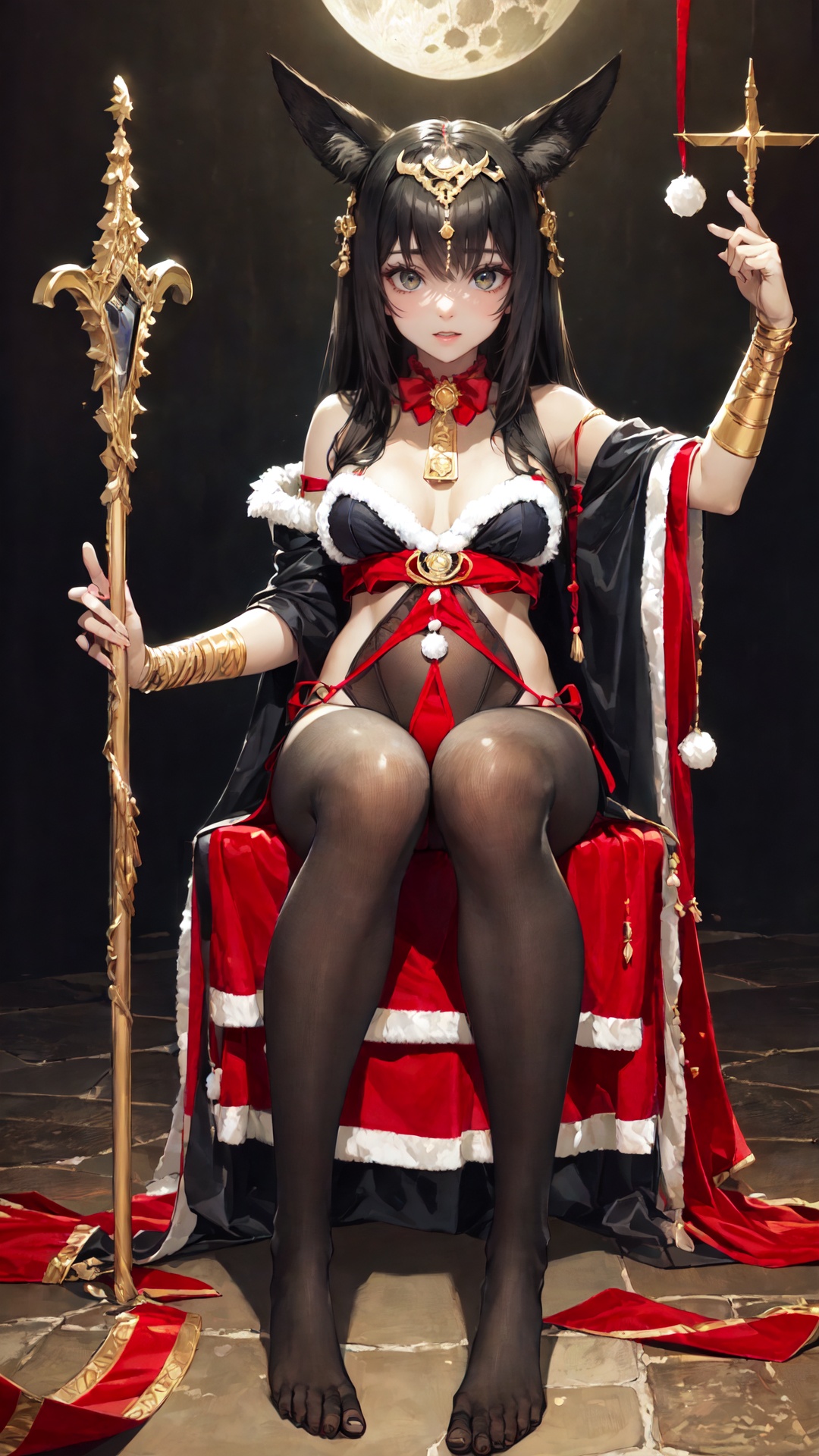 tutututu,  christmas,  breasts on Tensor.Art