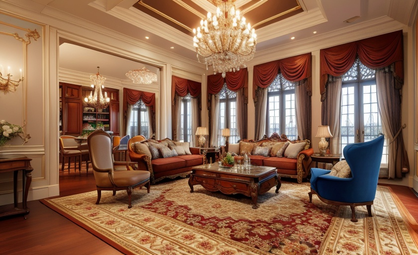 architecture, book, carpet, chandelier, couch, curtains, cushion, europroom, indoors, instrument, lamp, livingroom, no humans, painting \(object\), scenery, table, vase, window, wine glass, wooden floor <lora:SD1.5_Europeroom2.28:0.6>