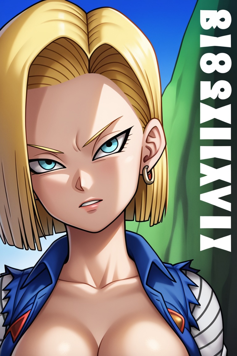 1 girl,  Android 18,  dragon ball on Tensor.Art