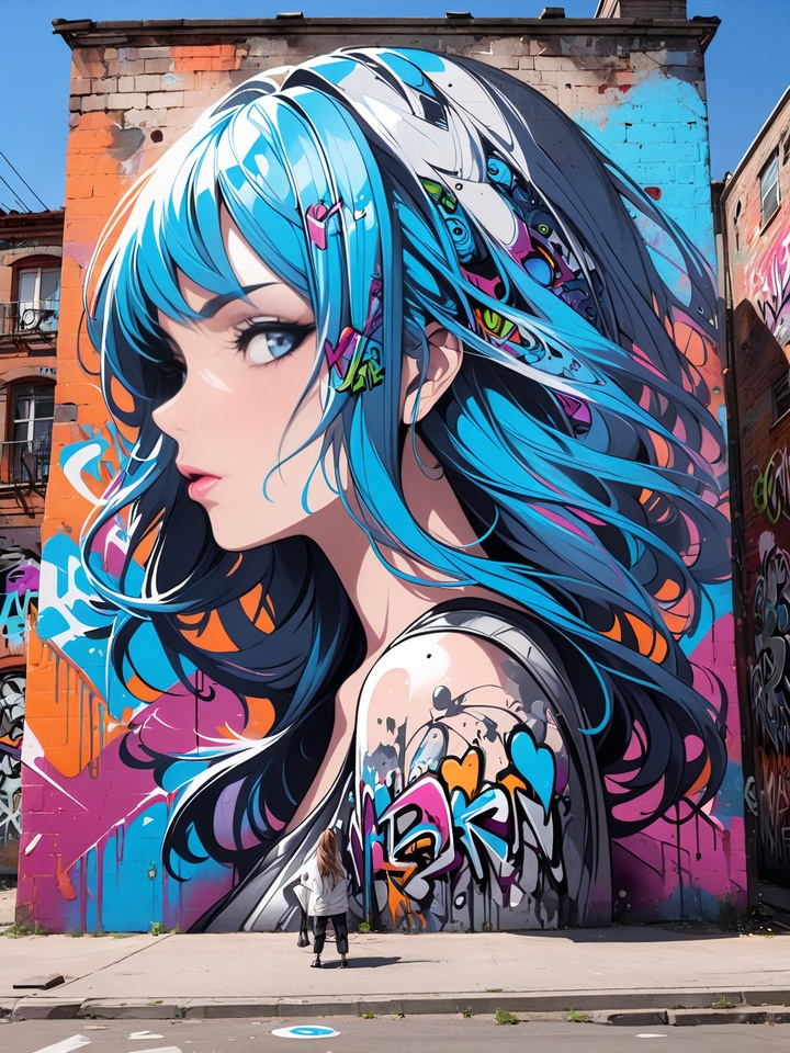 ),  ((street art)),  ) on Tensor.Art