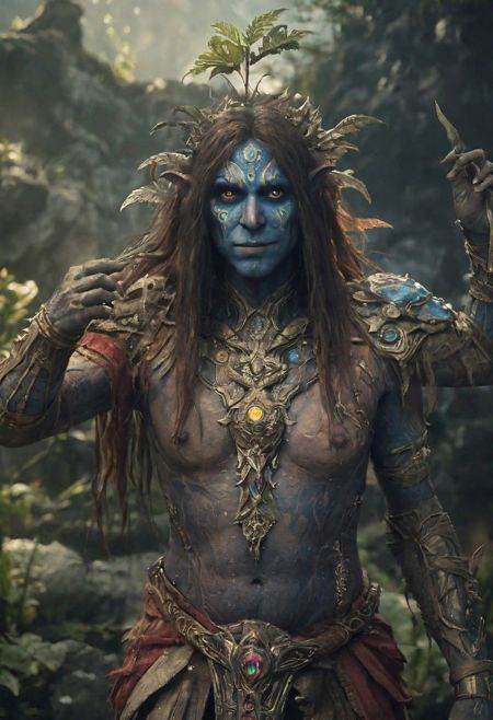 photography in the style of Labirynth,  the dark crystal movies ,  fantasy books on Tensor.Art