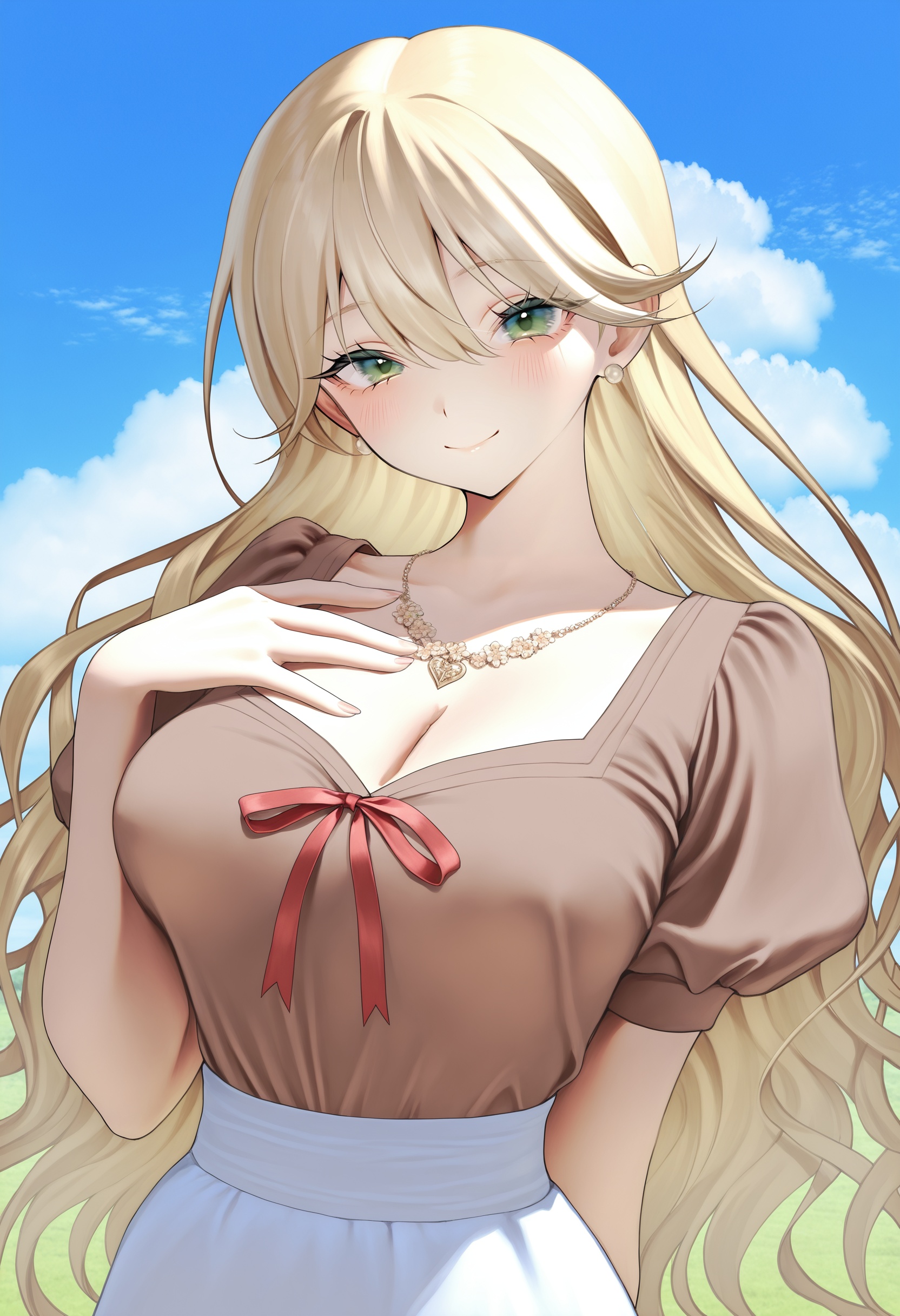 1girl,  solo,  upper body on Tensor.Art