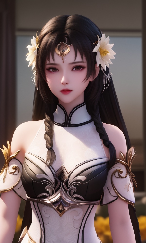 (,1girl, ,best quality, ),looking at viewer, <lora:406-DA-太一剑仙传-钟灵秀:0.8> ,,ultra detailed background,ultra detailed background,ultra realistic 8k cg, ,masterpiece, (( , )),, realistic,science fiction,mole, ultra realistic 8k cg, ,     ,crescent moon, jasmine \(flower\),     (()), (),