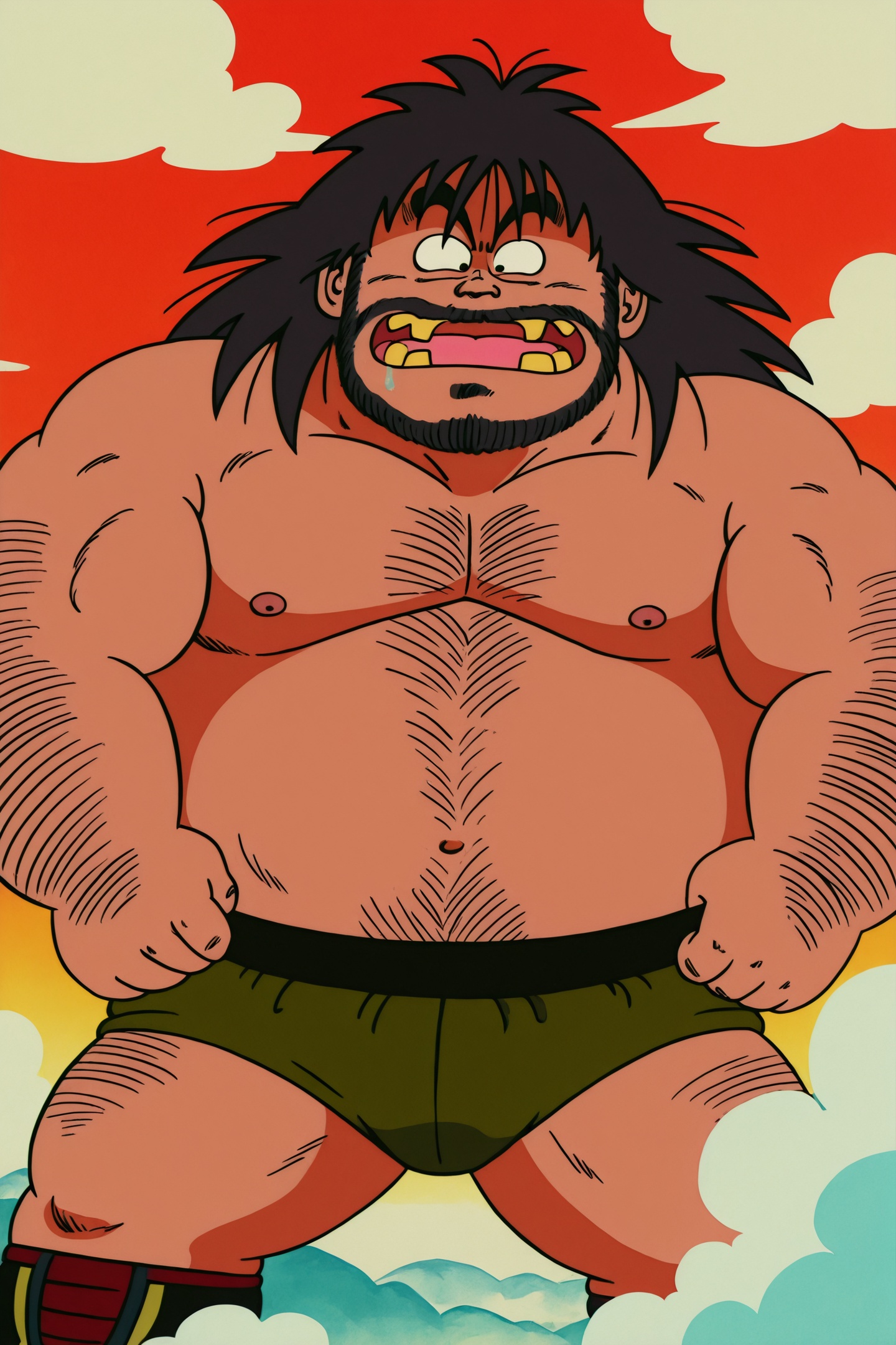 Anime Style,  Bacterian \(Dragon Ball\),  male focus on Tensor.Art