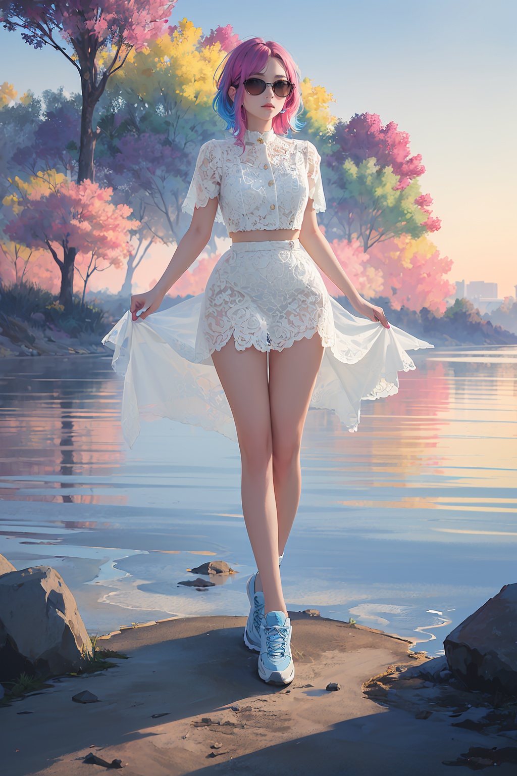 (beautiful skyline,  magnificent sky),  (great tension and dramatic graphics on Tensor.Art