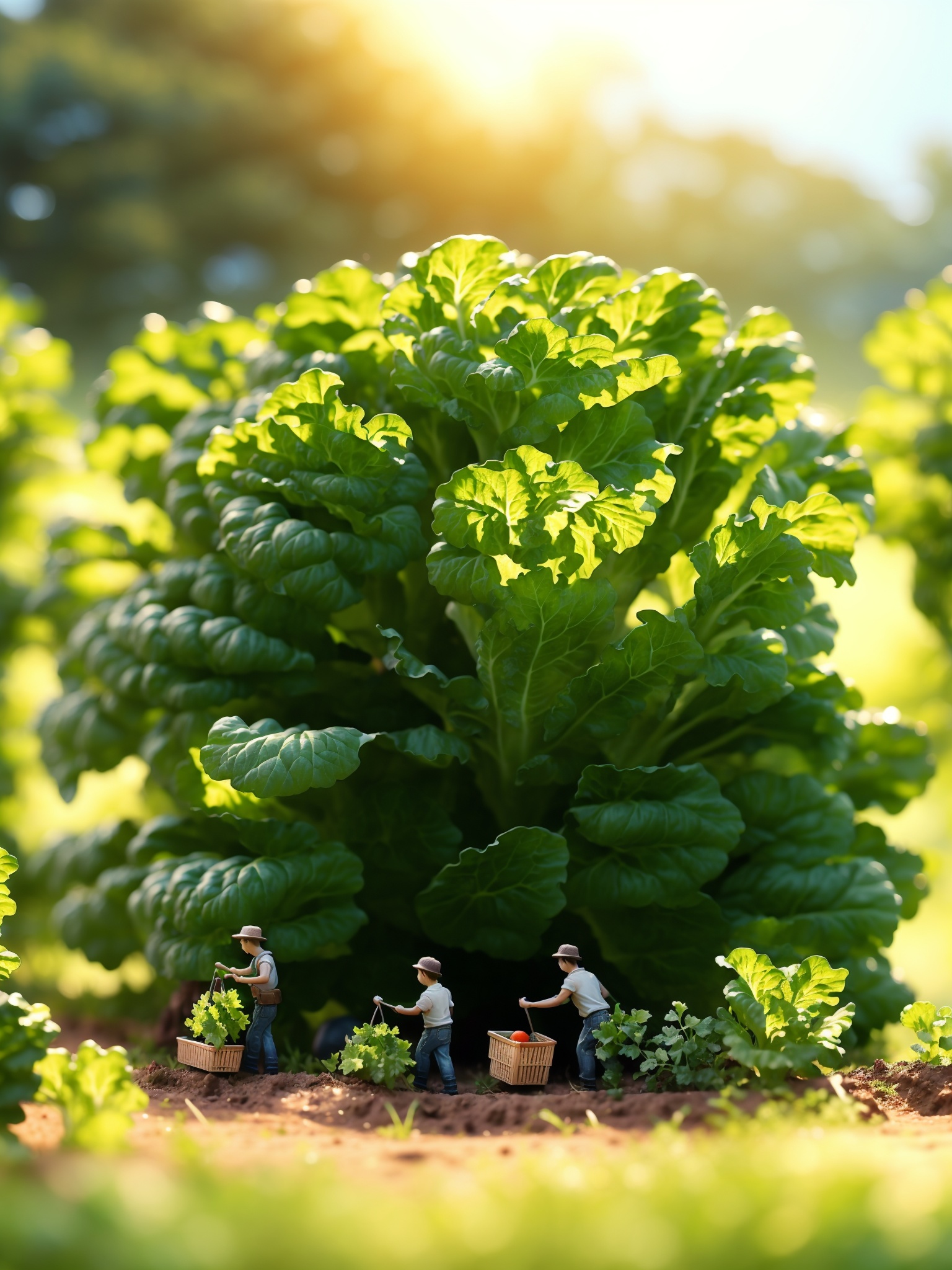 HTTP,lettuce,Vegetables, multiple boys, blurry, tree, house, food, outdoors,abundant harvest with a variety of fruits, scenery, truck, road, truck<lora:HTTP_20231215154623-000006:1>