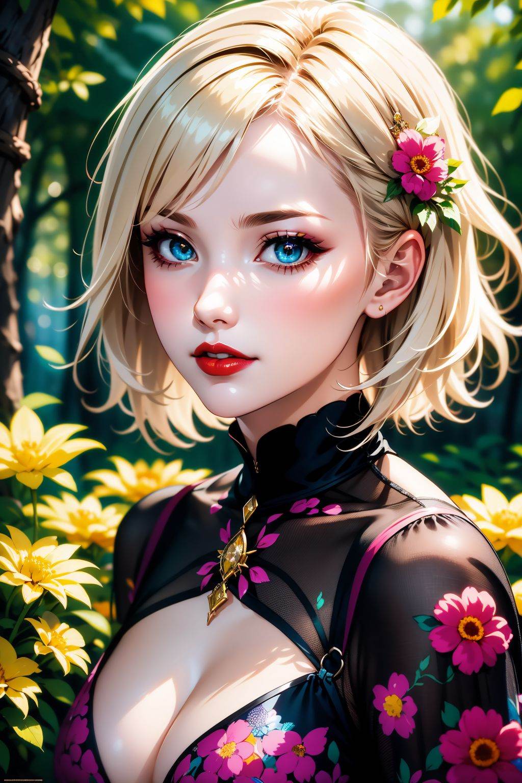 upper body shot,  1girl,  mature female on Tensor.Art
