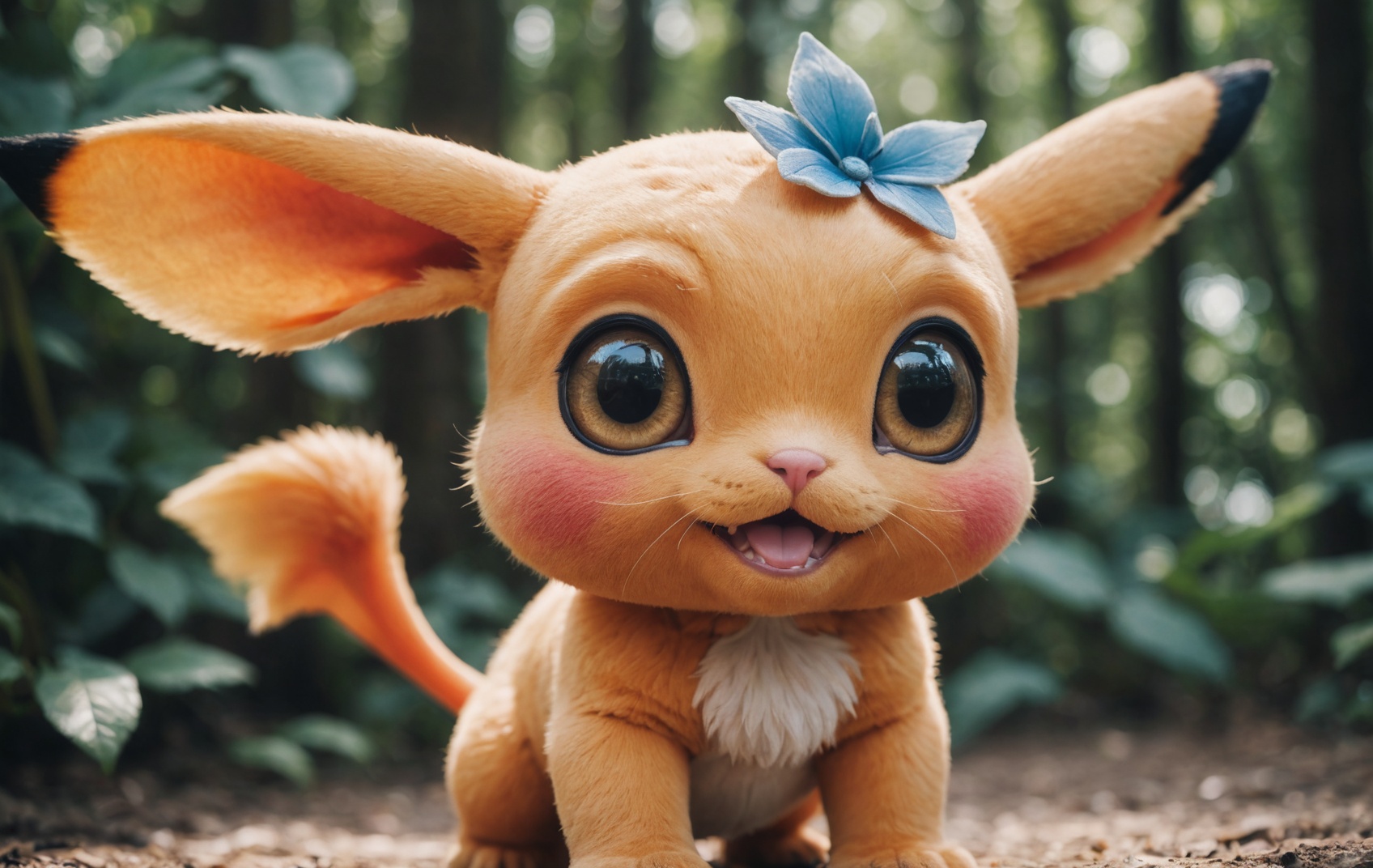cinematic film still,  close up,  photo of a cute Pokémon on Tensor.Art