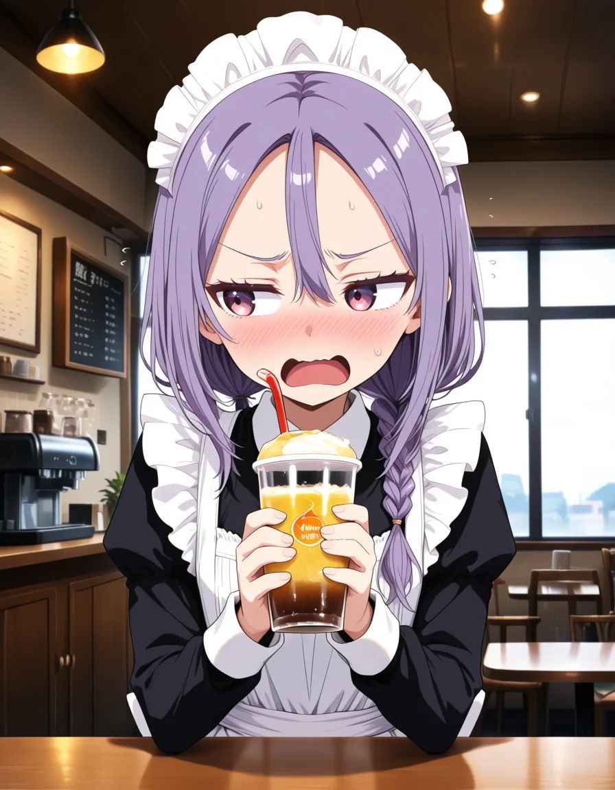 1girl,  yaotome urushi,  maid on Tensor.Art