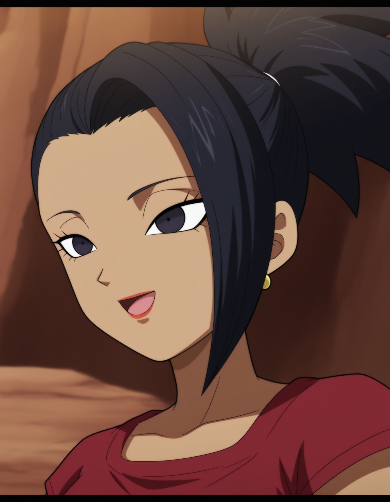 ( K4L3_XL,  ponytail,  earrings on Tensor.Art