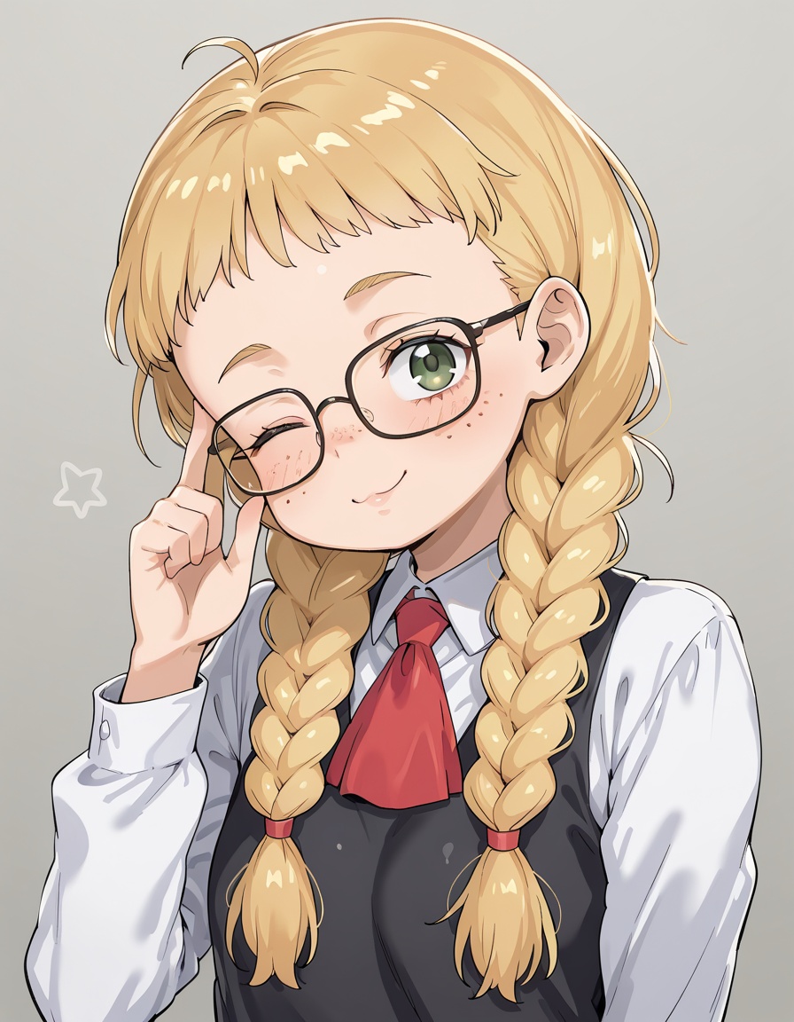 astyle,  1girl,  wink on Tensor.Art