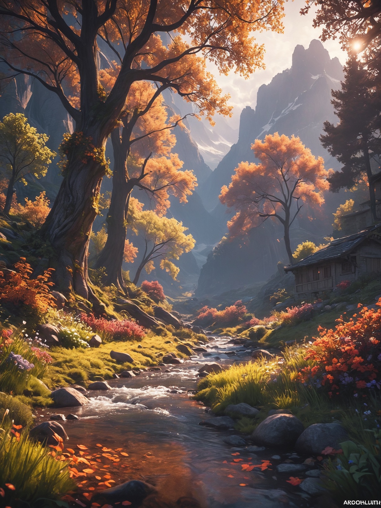 highly detailed and hyper realistic photo,  by Alena Aenami ,  by Archibald Thorburn on Tensor.Art