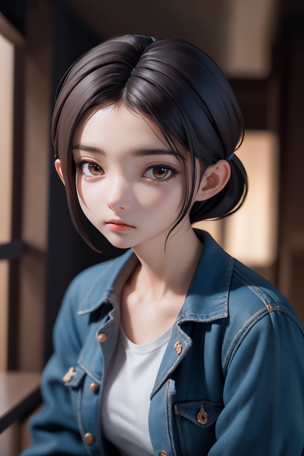 (best quality:1.4),(masterpiece:1.4),(photorealistic:1.4),(Realistic:1.2),(ultra high res, raw photo:1.4),(hdr, hyperdetailed:1.2),(8K:1.2),cinematic photo 1girl,(chibi:1.1),