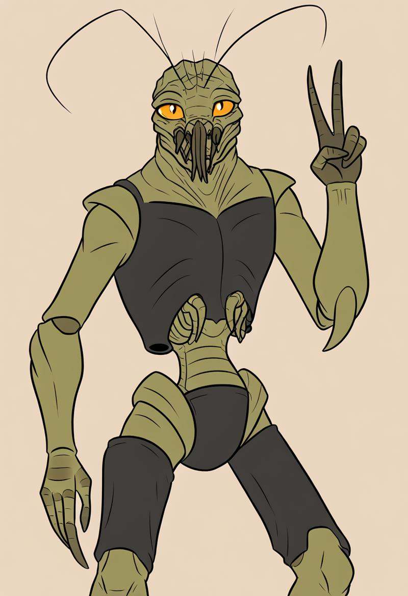 flat color,  monster,  no humans on Tensor.Art