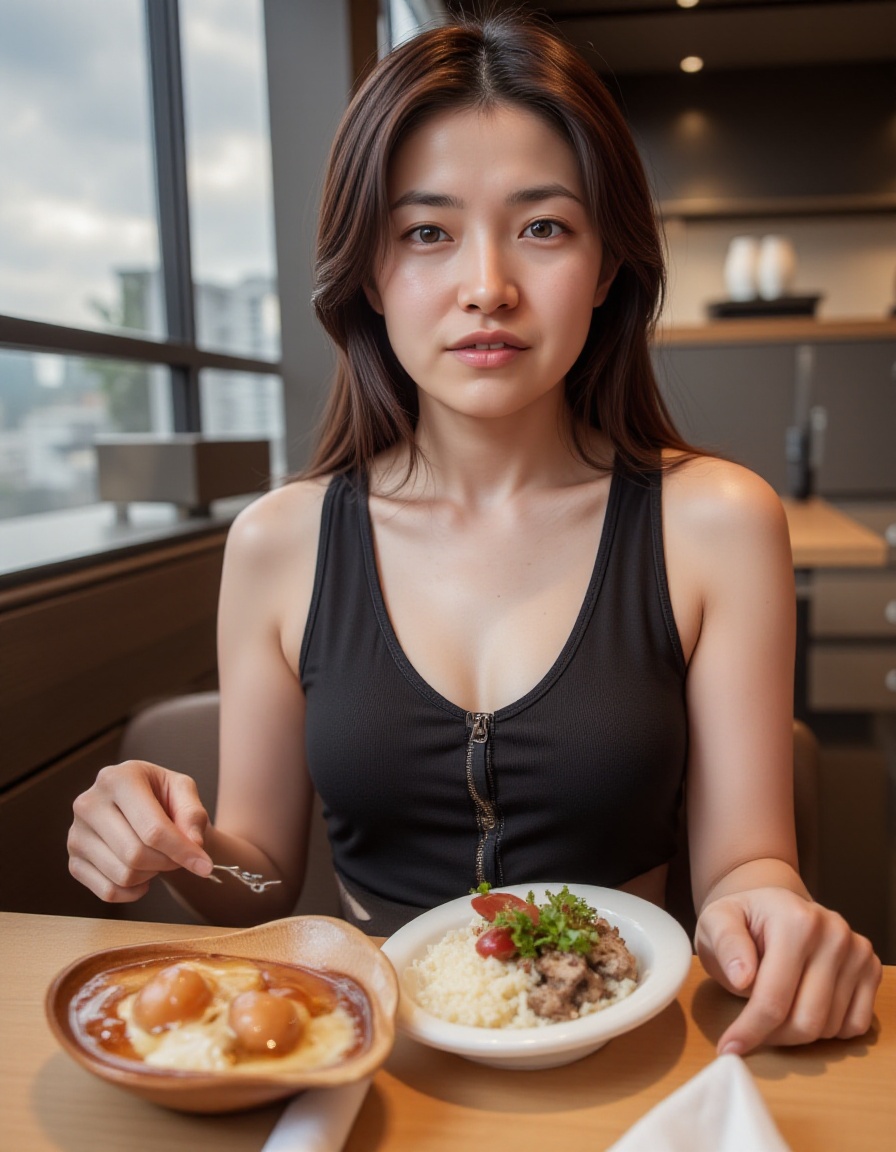 realistic photo of a Japanese woman,  young woman,  shiho on Tensor.Art