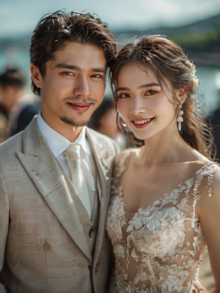 husband and wife,  hunsha,  looking at viewer by 小资AI画廊 on Tensor.Art