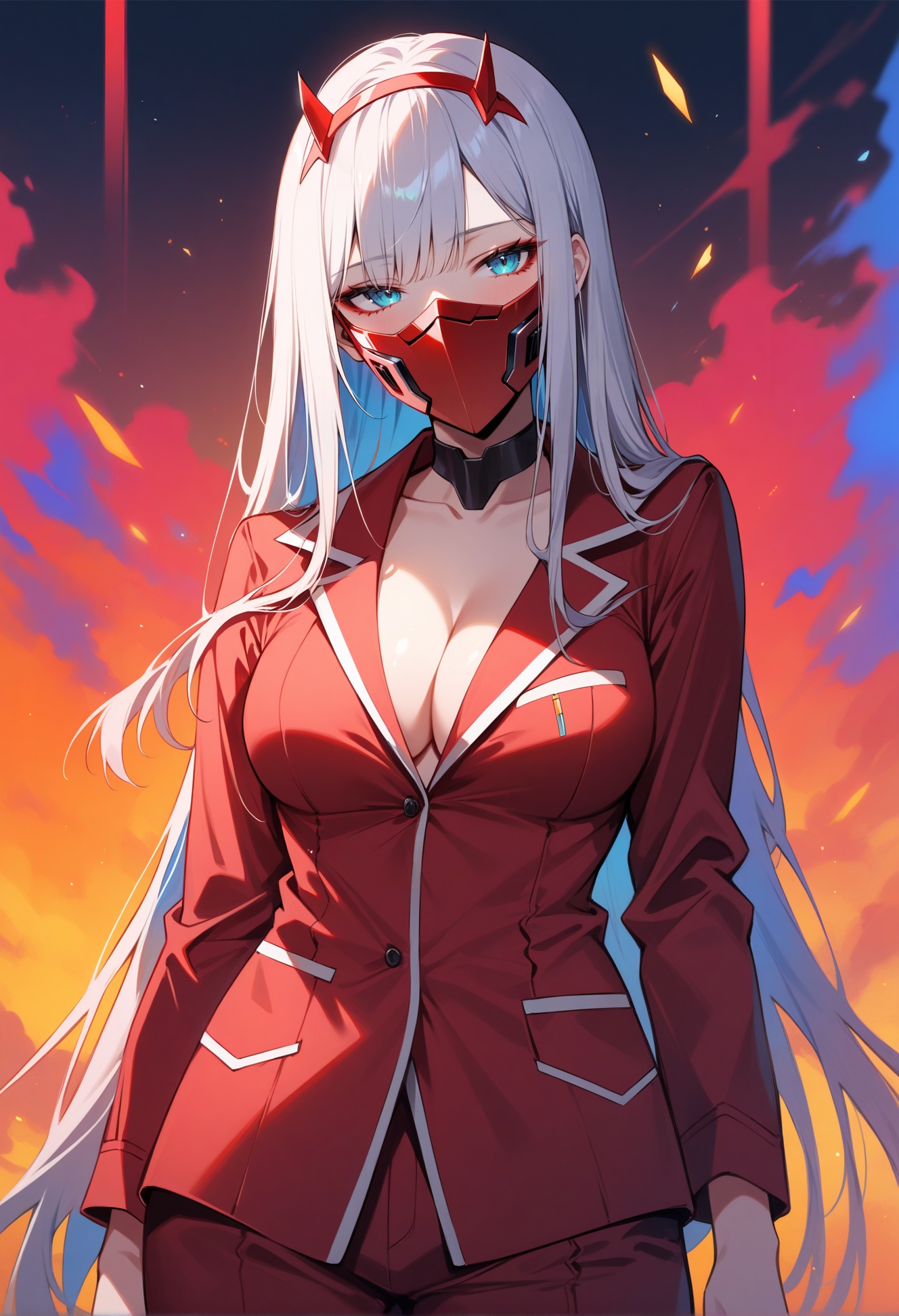 zero two \(darling in the franxx\),  darling in the franxx,  (masterpiece on Tensor.Art