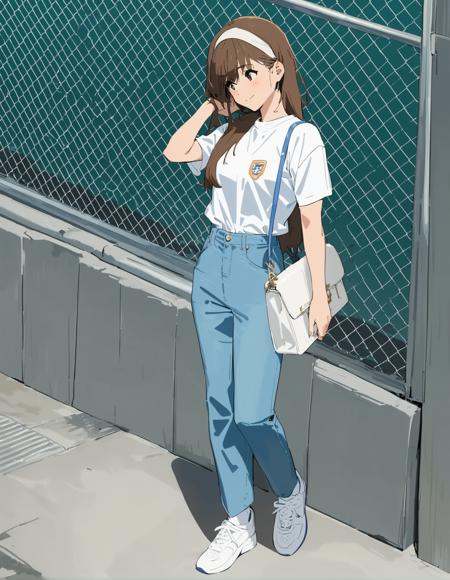 1girl,  kamo kamen,  white socks on Tensor.Art