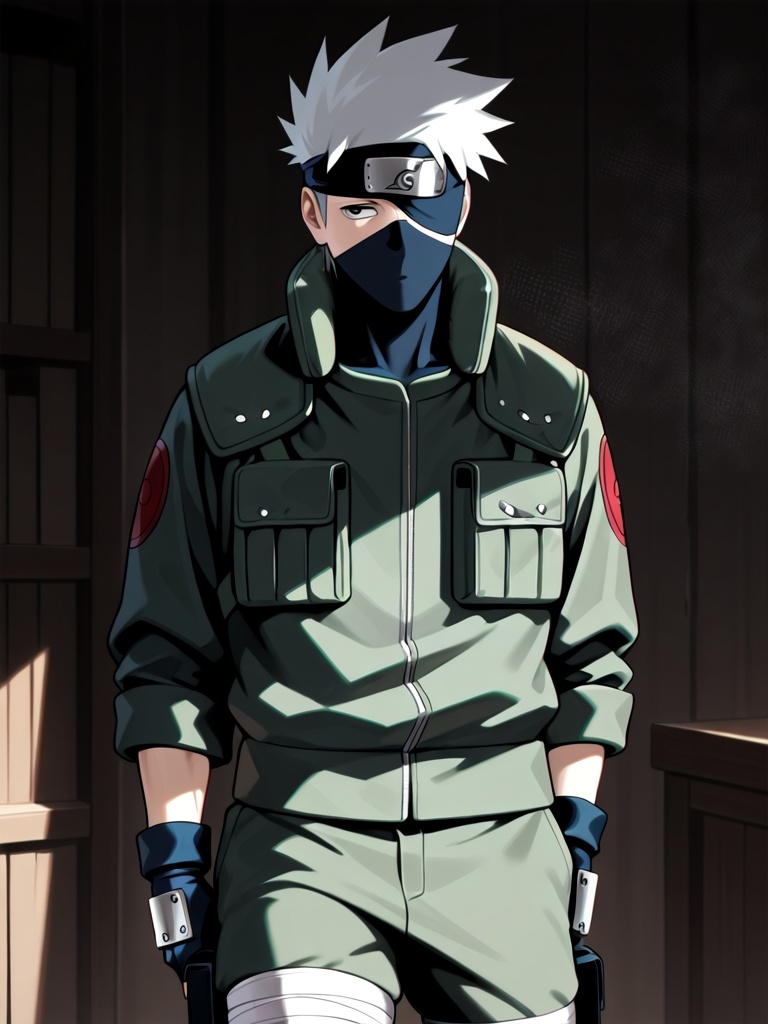 1boy,  hatake kakashi,  general on Tensor.Art