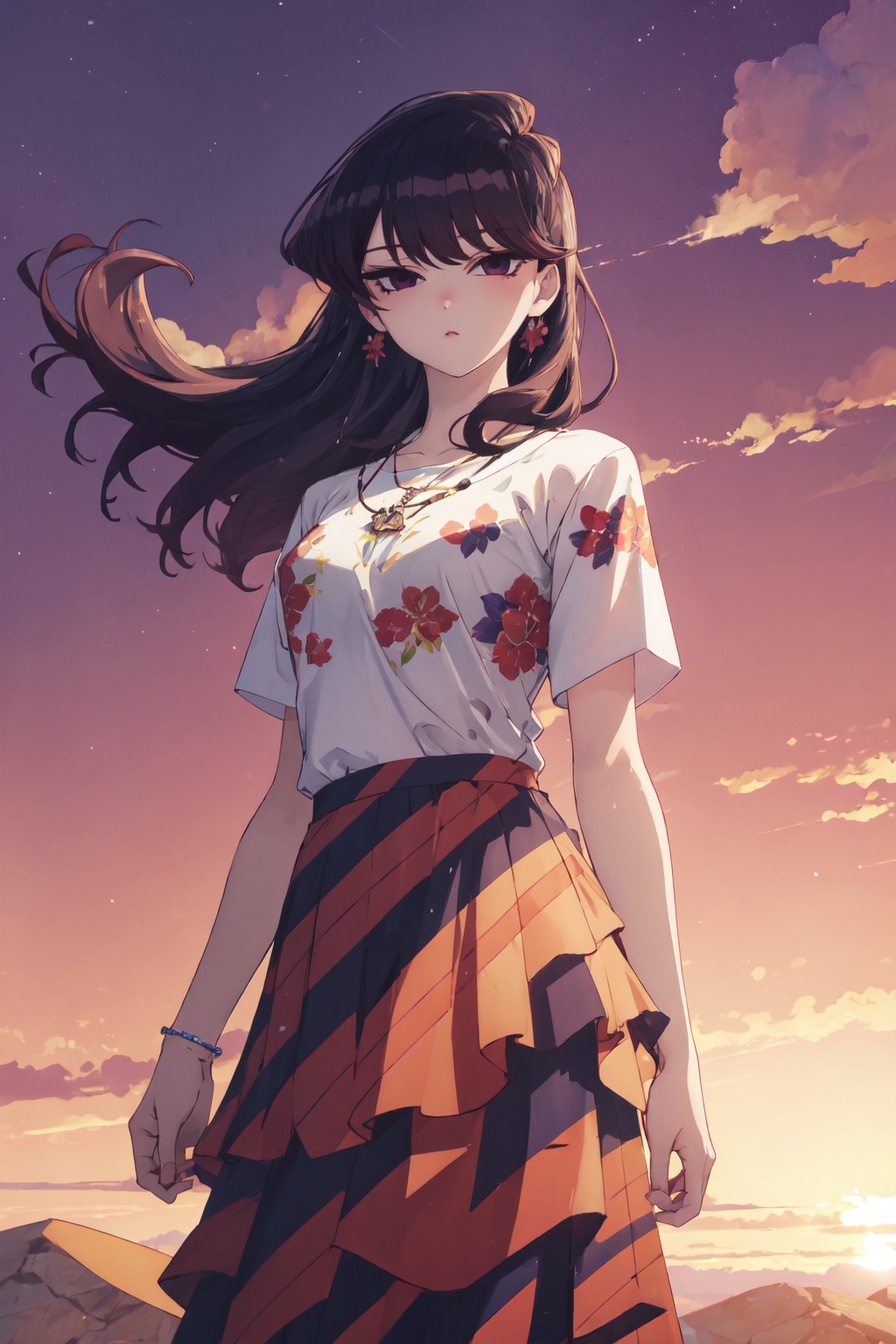 古见硝子_Komi Shōko_古见同学有交流障碍症- V1 - Free AI Art | 吐司