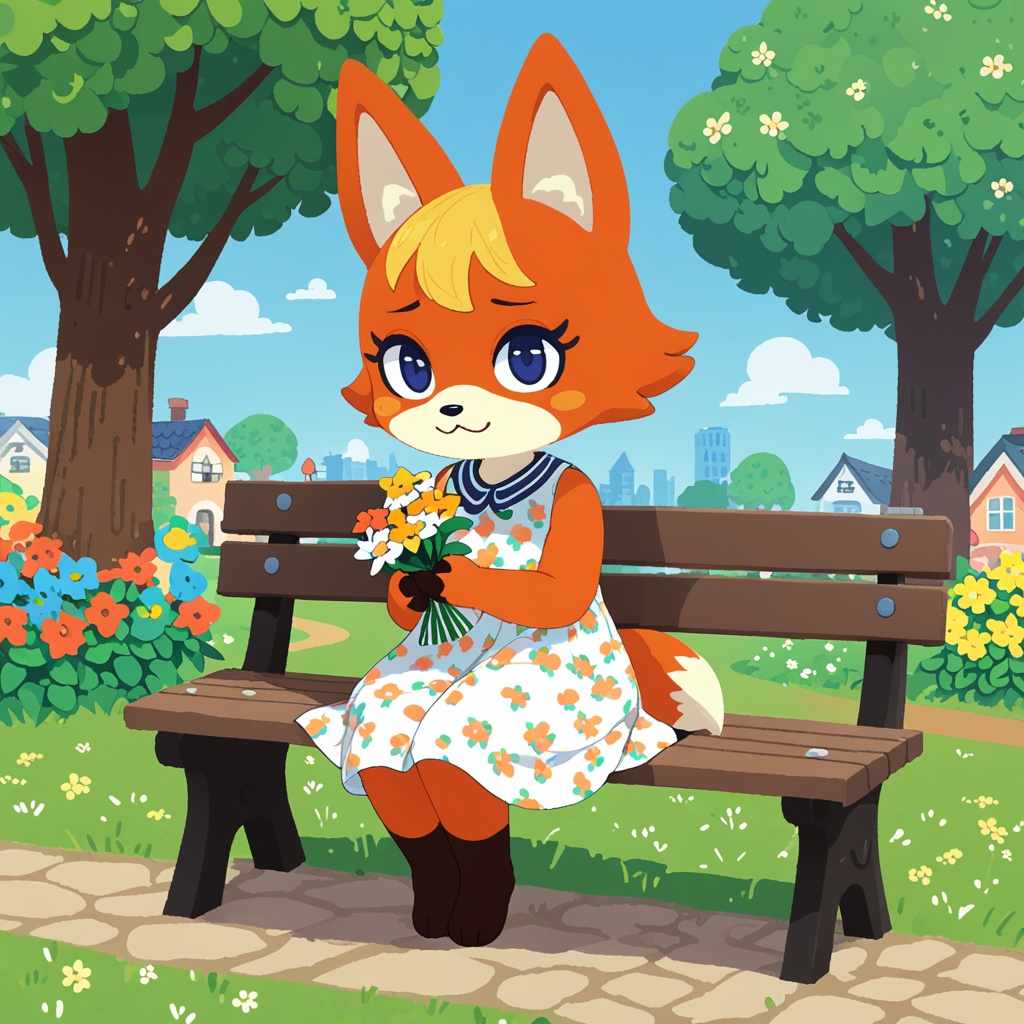 (by Wonderslug,  by Youjomodoki),  solo toony chibi (audie \(animal crossing\):1.25) on Tensor.Art