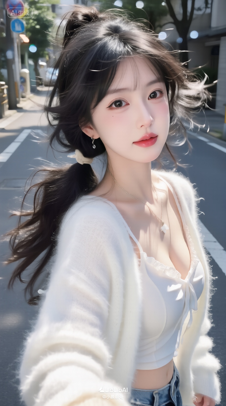 large breasts,  风格/艺术形式：日式清新写真风格,  KXYY on Tensor.Art
