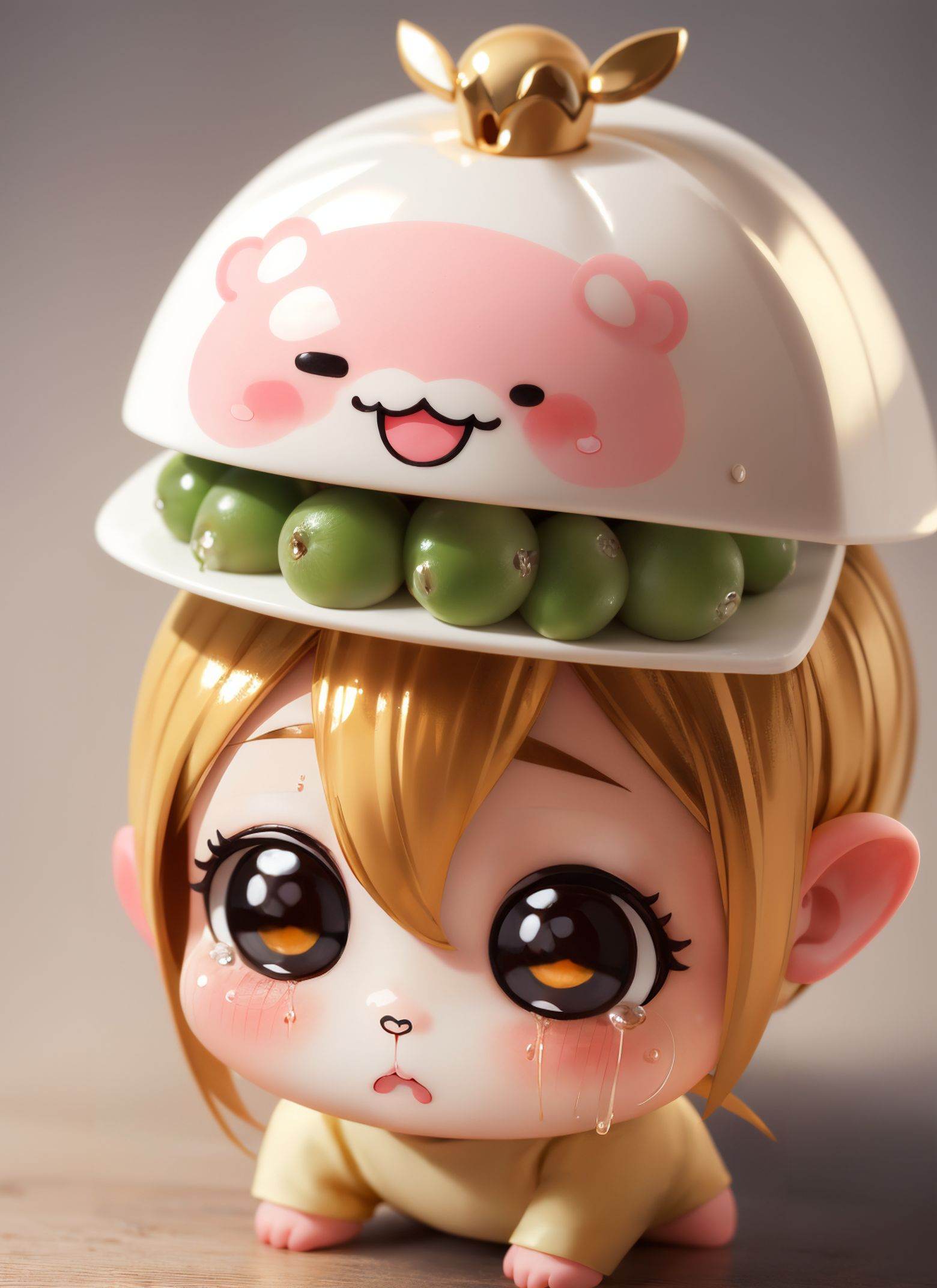 onionstyle free self-expression regarding onion can cry,  3D on Tensor.Art