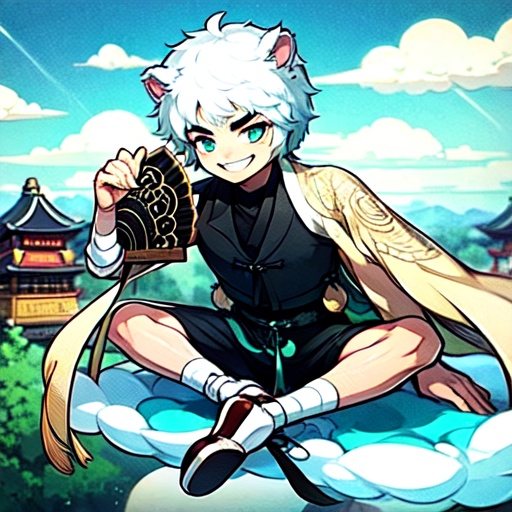 Hu,  1boy,  male focus by 叨叨叨 on Tensor.Art