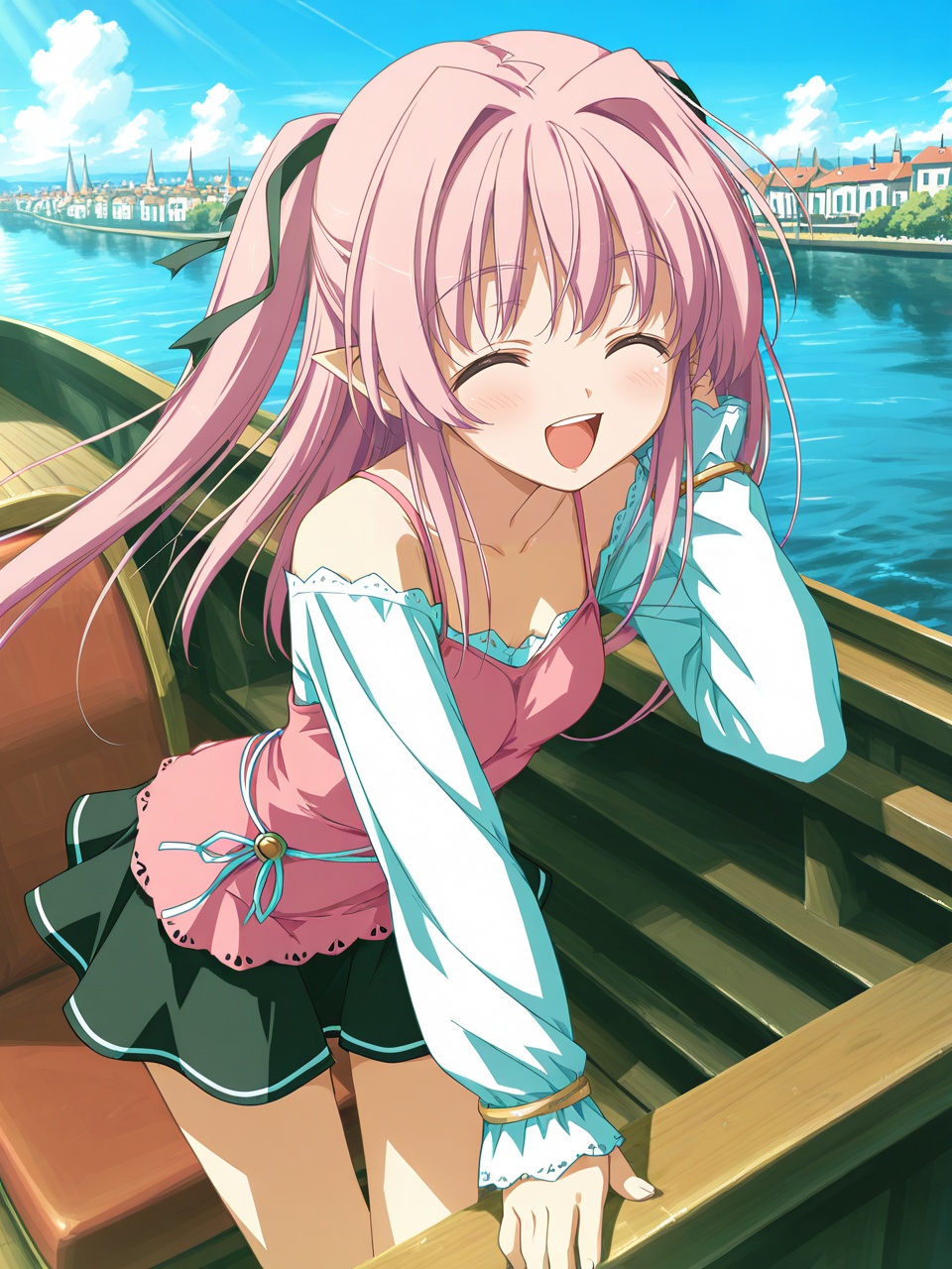 masterpiece,  aqua hair,  best quality on Tensor.Art