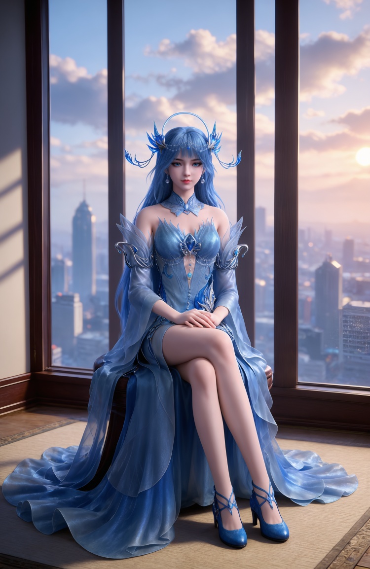 完美世界-蓝仙 by 漫 on Tensor.Art