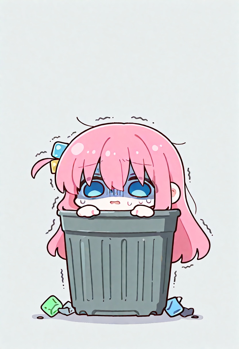 gotoh hitori,  1girl,  chibi on Tensor.Art