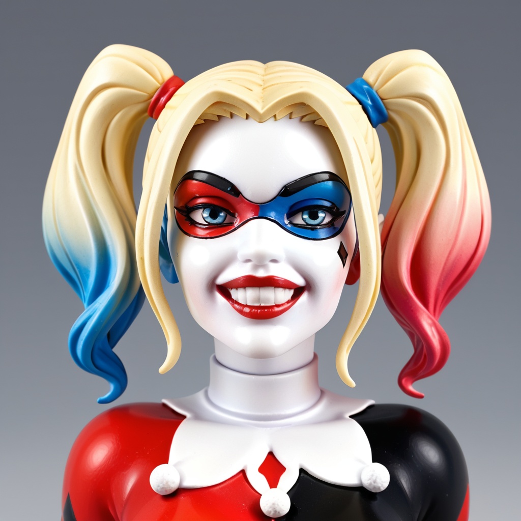pvc figure,  plastic,  harley quinn on Tensor.Art