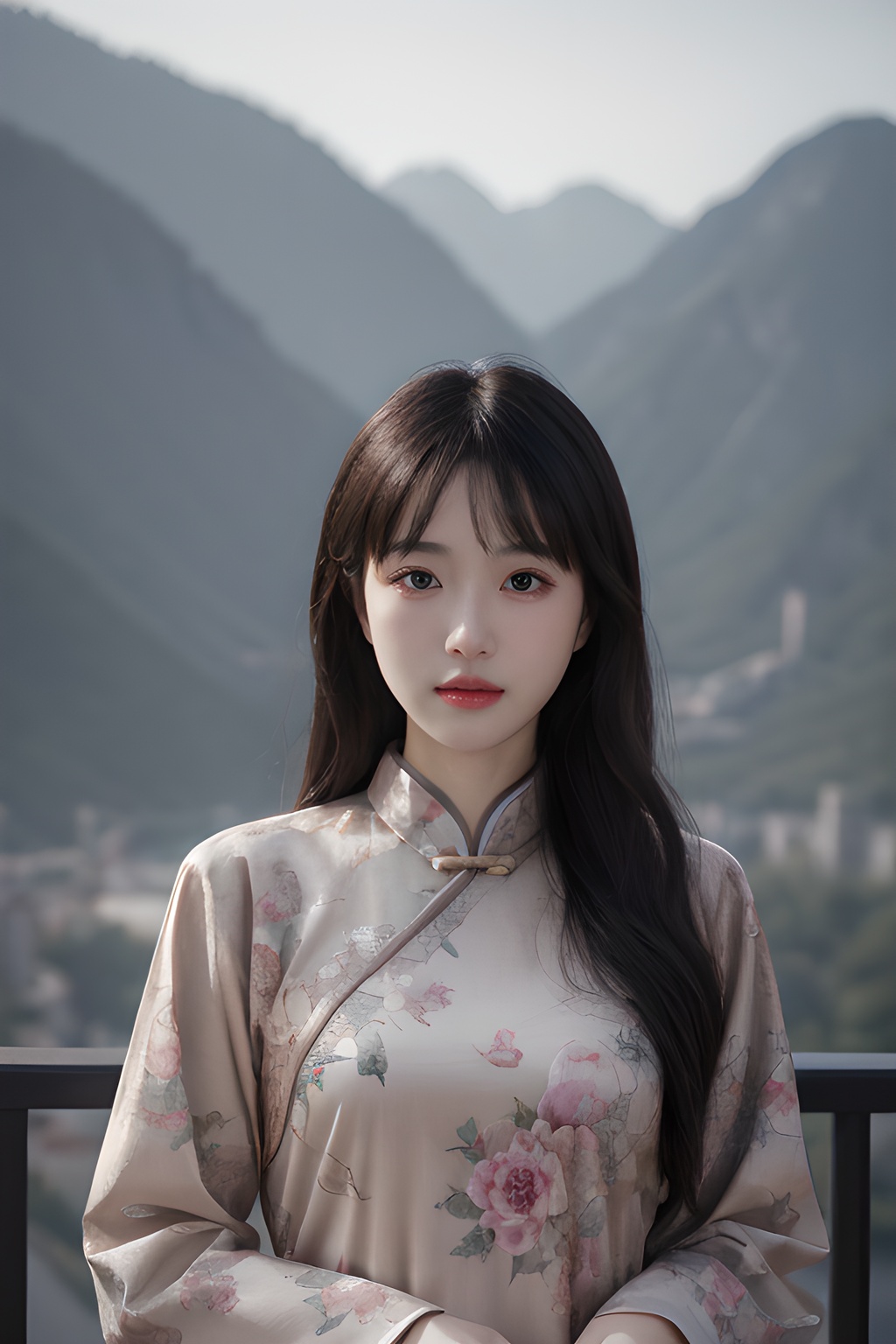 <lora:0811_06:0.7>,simple background,china_dress,, 1girl,realistic,masterpiece, best quality, photorealistic, HDR,detail