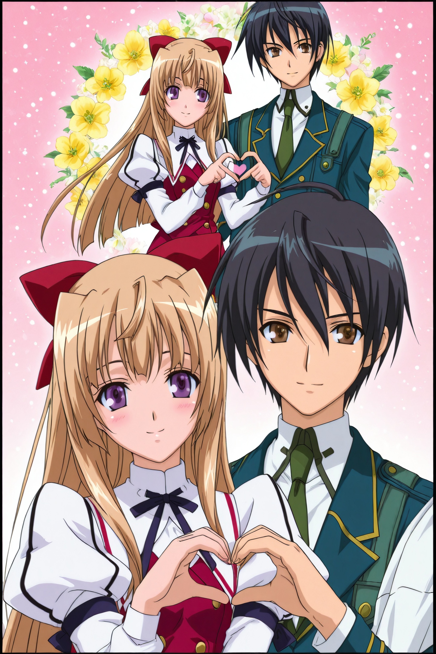 Anime Style,  Ogami Souma,  Kurusugawa Himeko on Tensor.Art