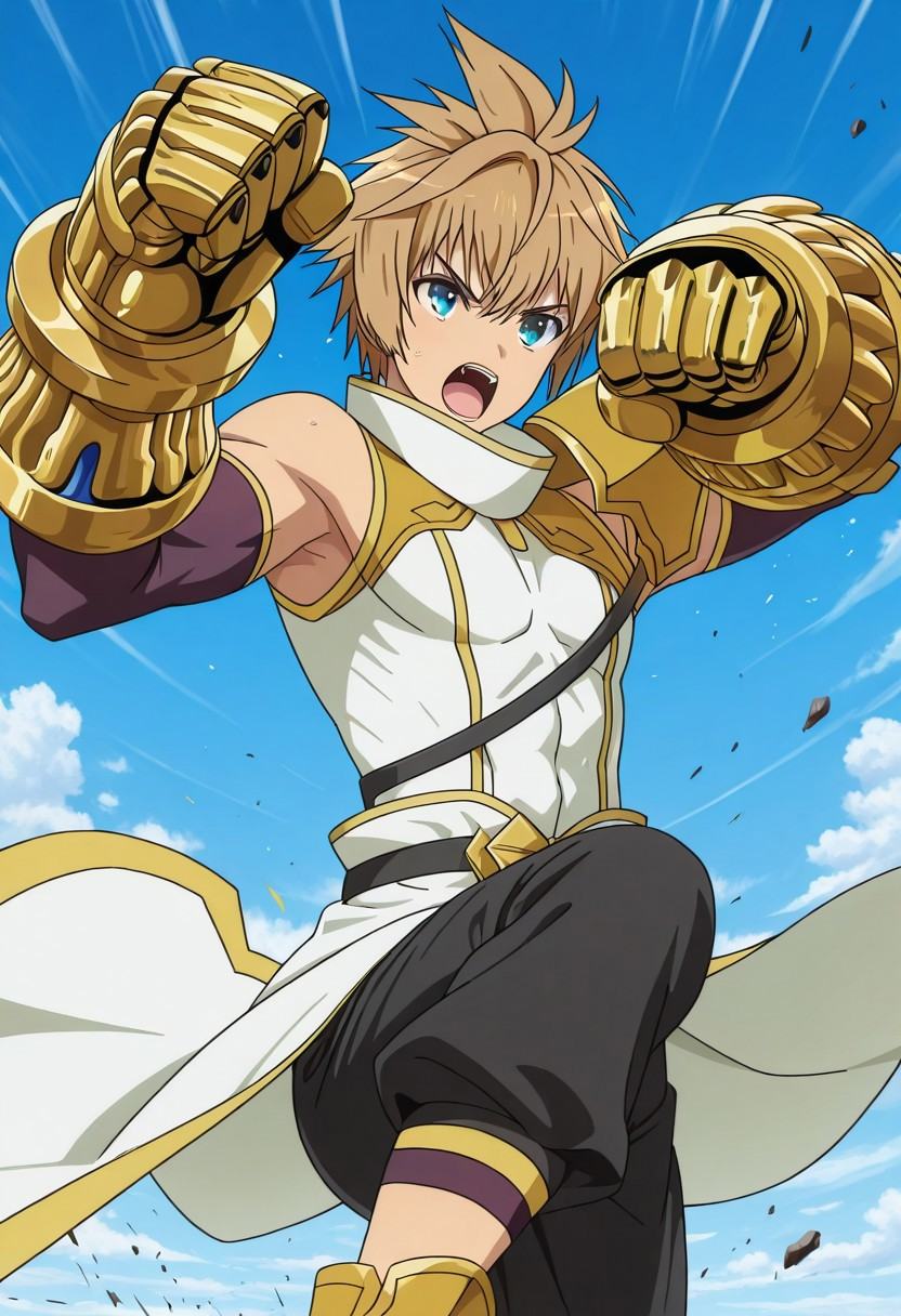 Anime,  solo male,  male focus on Tensor.Art