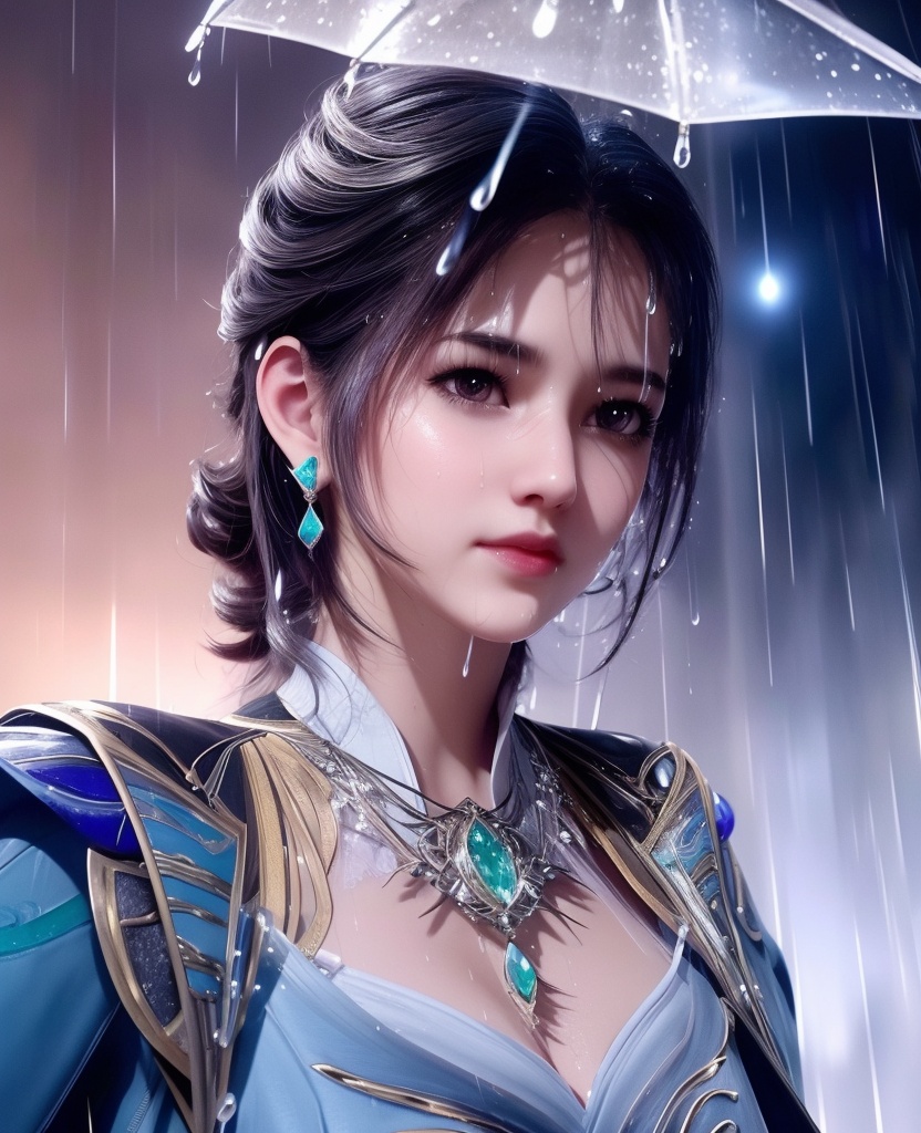 <lora:558-DA-斗罗大陆-王冬:0.8>(,1girl, ,best quality, ),looking at viewer, ,ultra detailed 8k cg, ultra detailed background,  ultra realistic 8k cg,          cinematic lighting, cinematic bloom, (( , )),,  , unreal, science fiction,  luxury, jewelry, diamond, pearl, gem, sapphire, ruby, emerald, intricate detail, delicate pattern, charming, alluring, seductive, erotic, enchanting, hair ornament, necklace, earrings, bracelet, armlet,halo,masterpiece, (( , )),,  ,cherry blossoms,(((, night,night sky,,  ultra high res, (photorealistic:1.4), raw photo, 1girl, , rain, sweat, ,wet, )))(( , ))   (cleavage), (),