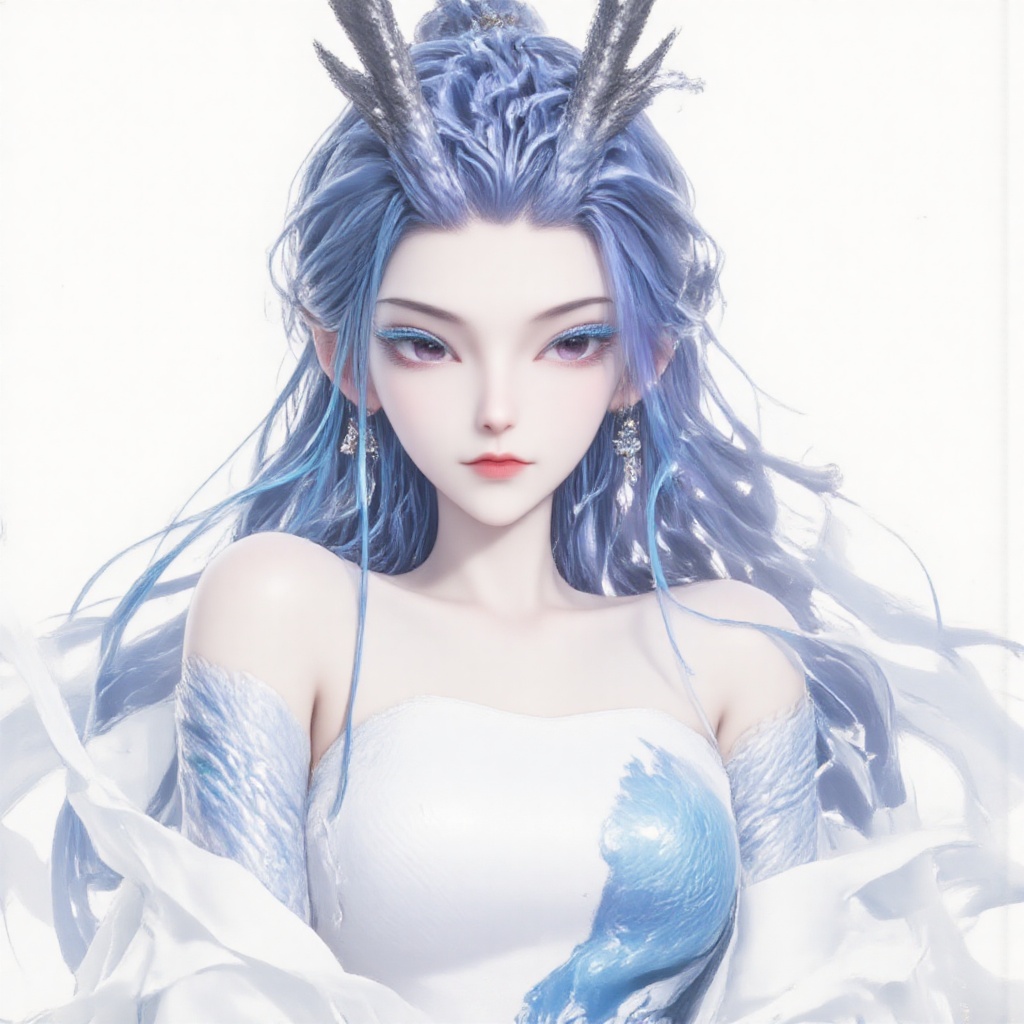qingshu,aorun,ink sketch,1girl,arm_ribbon,simple_background,white_background,blanchedalmond,azure,(pull:1.2),full_shot,artist:quasarcake:0.8),extreme aesthetic,(wlop:0.6),wanke,rella,wanke,masterpiece,best quality,good quality,newest,year 2024,year 2023,very aesthetic,absurdres,Visual impact,Electromotive force,perspective composition,A shot with tension,ultra-high resolution,32K UHD,