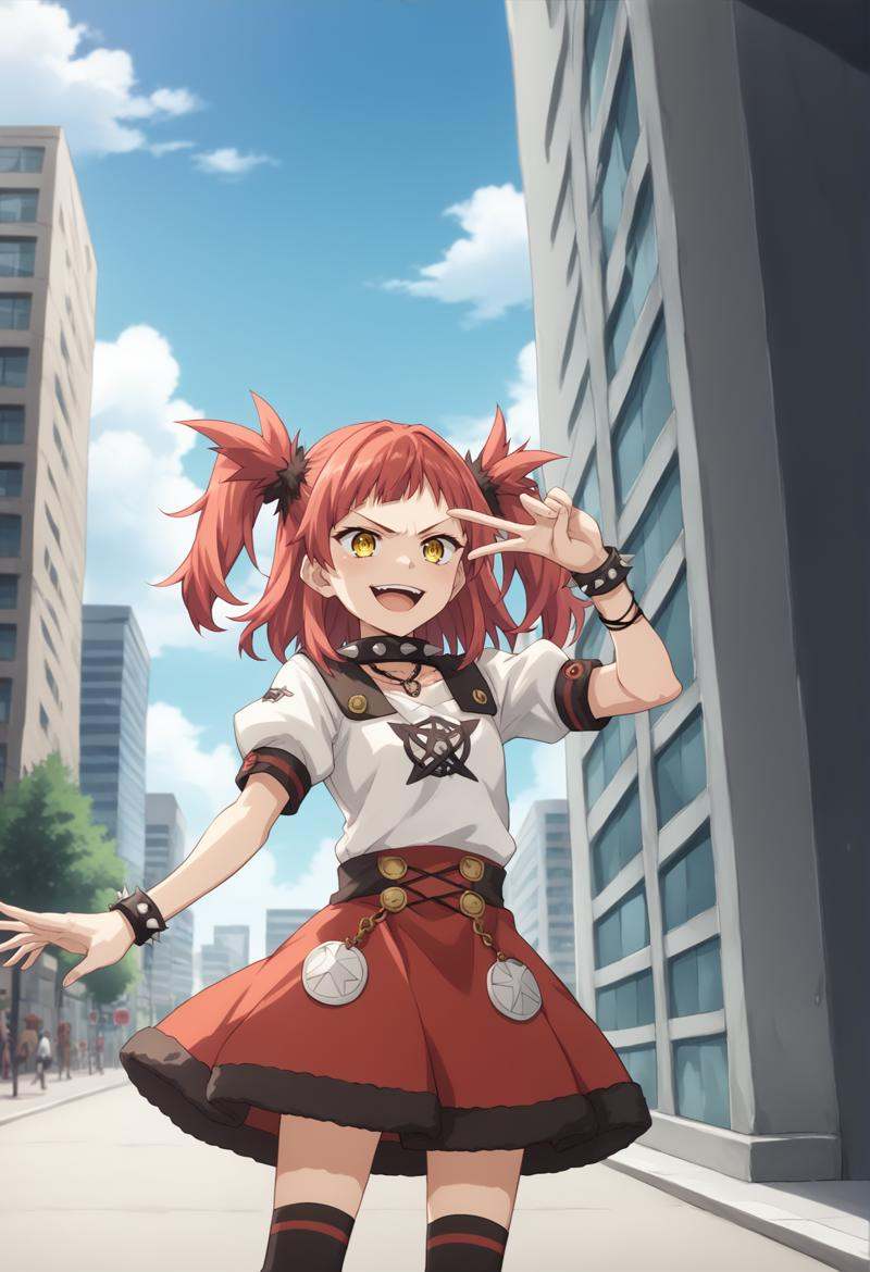 1girl,  red hair,  medium hair on Tensor.Art