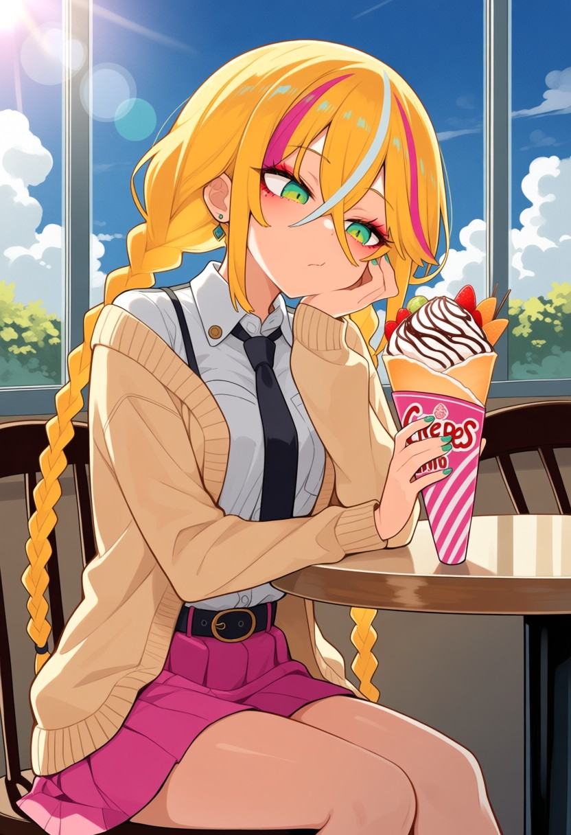 cmbspanima,  1girl,  braided twintails on Tensor.Art