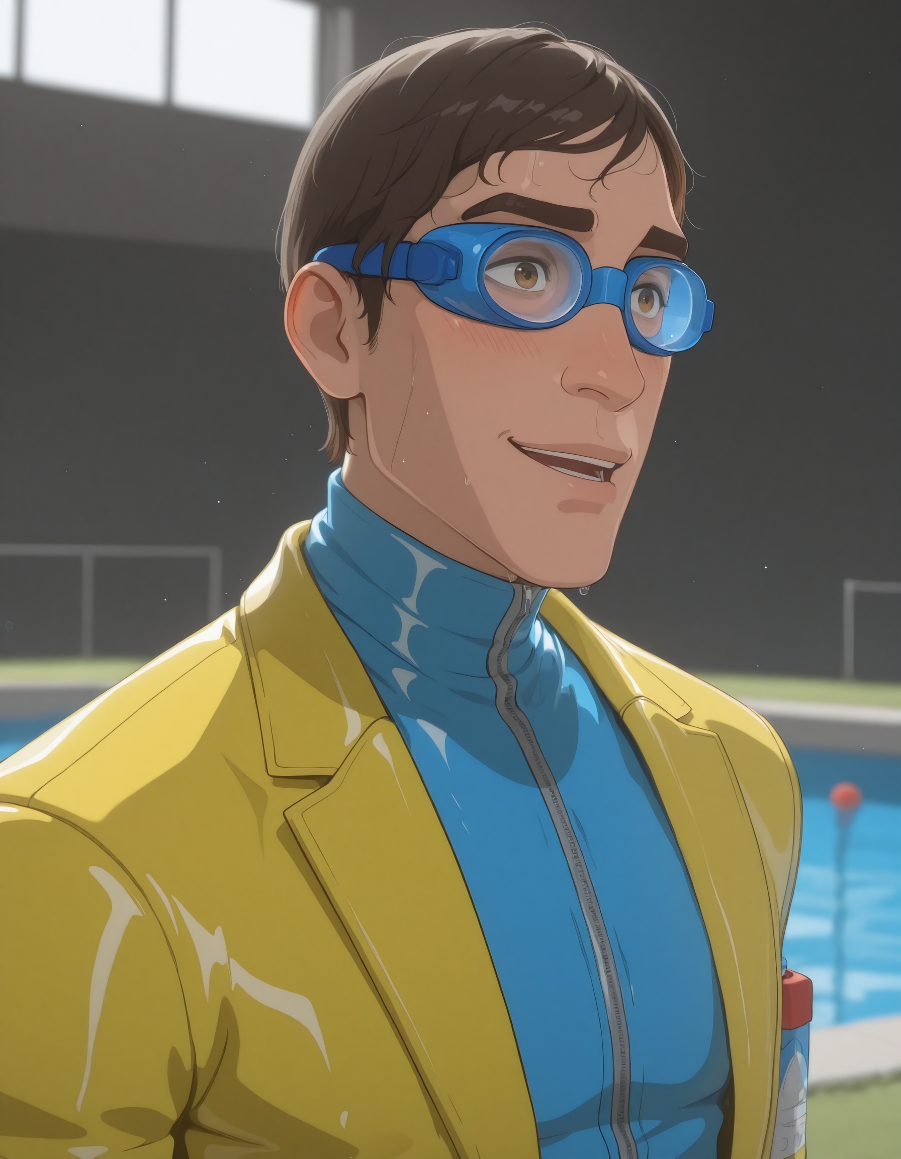 dispatch_waterboy,  yellow and blue suit on Tensor.Art